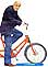 Bisio in bici