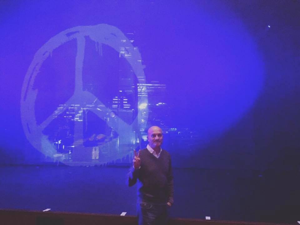 Claudio alla prima di Hair ad Amsterdam