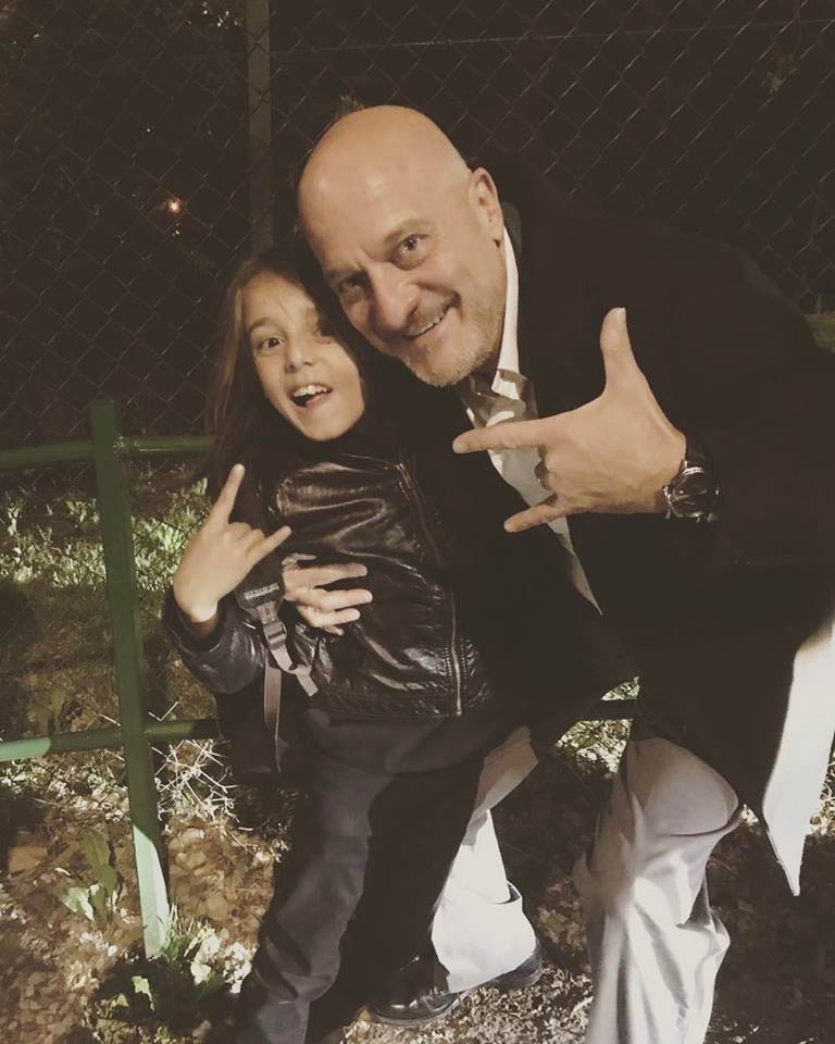 Claudio Bisio con Edoardo