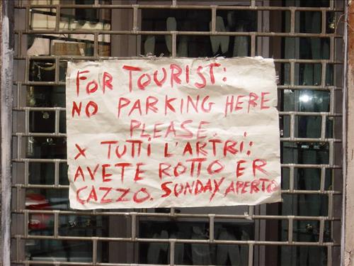 For tourist