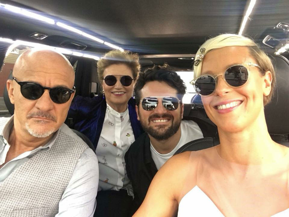 Claudio Bisio, Mara Maionchi, Frank Matano e Federica Pellegrini