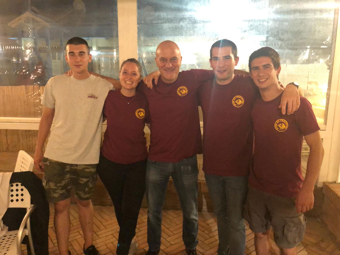 Claudio Bisio e i ragazzi del Cinema America