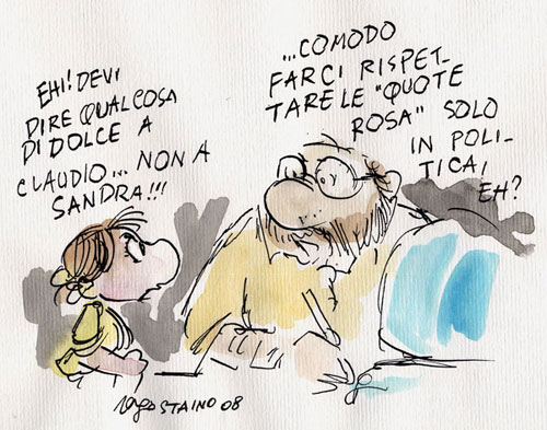 Sergio Staino dice di Claudio Bisio